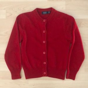 Parker Uniform Red Cardigan